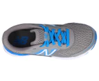 New Balance Grade-School Boys' 680v6 Wide Fit Running Shoes - Blue/Grey