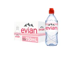 Evian Natural Mineral Water, 12 x 750ml Bottles