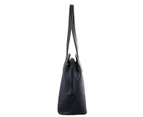 Morrissey Italian Structured Leather Tote Handbag (MO2864) - Black