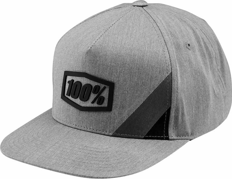 100% Cornerstone Trucker Hat Grey Heather