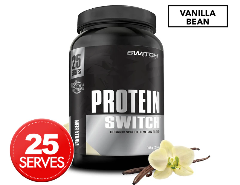 Switch Nutrition Protein Switch Vegan Protein Powder Vanilla Bean 908g