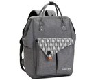 Lekesky Laptop Backpack 15.6 inch Waterproof Work Travel Bag-Grey