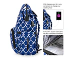 NiceEbag Diaper Bag Multi-Function Baby Nappy Bags Travel Backpack