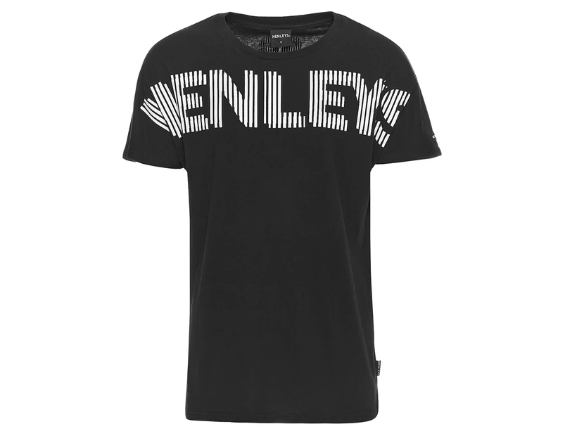 Henley's Men's Reeves Tee / T-Shirt / Tshirt - Black