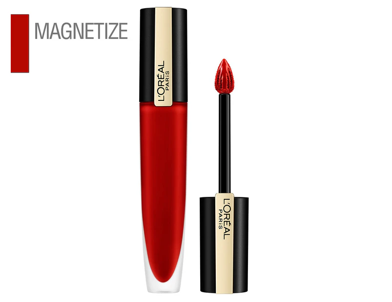 L'Oréal Rouge Signature Metallic Matte Liquid Lipstick 7mL - Magnetize