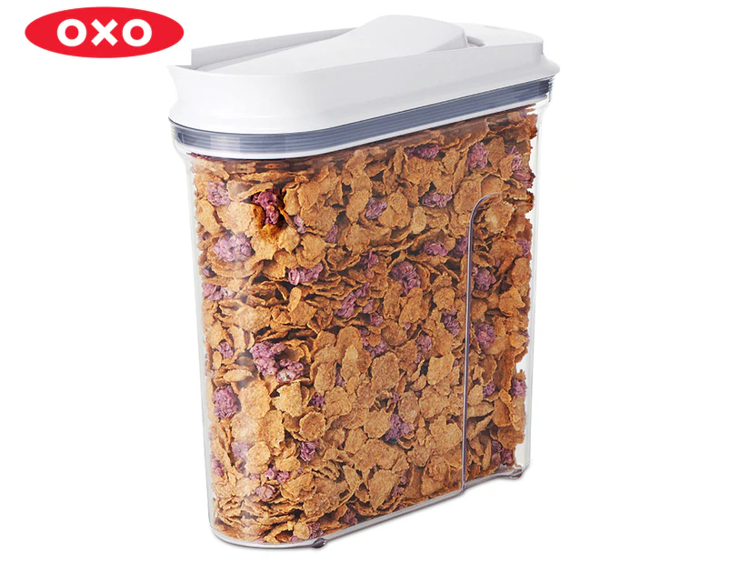 OXO 3.2L Good Grips Medium Pop Cereal Dispenser - Clear/White