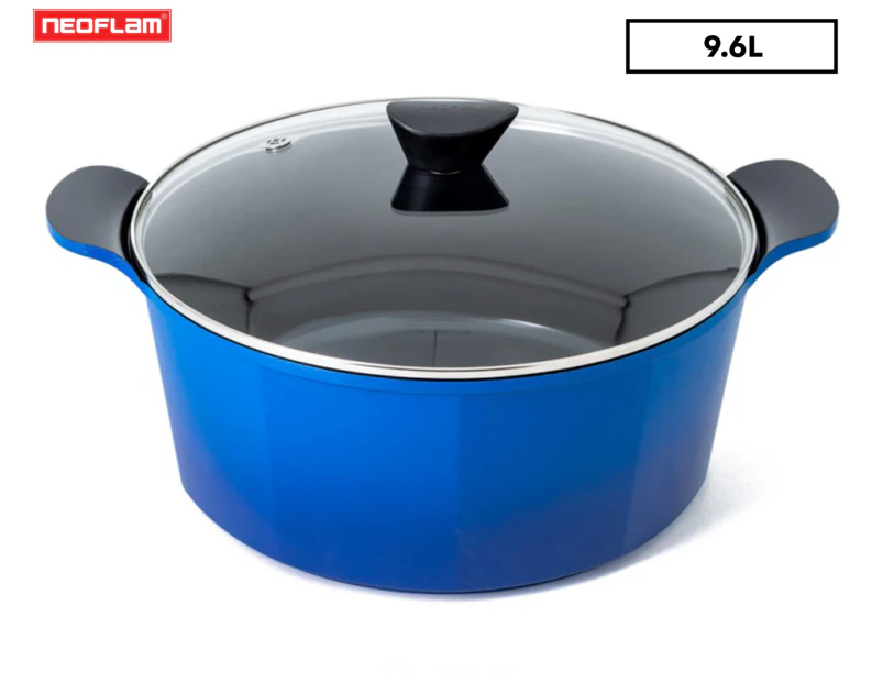 Neoflam 32cm / 9.6L Venn Induction Casserole w/ Lid - Blue