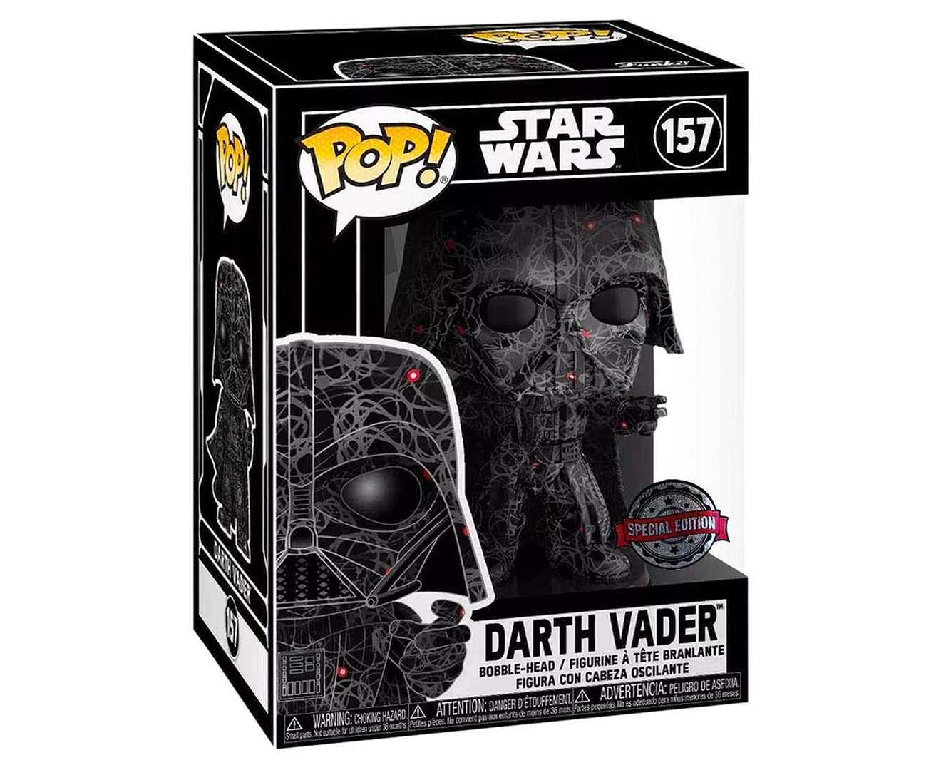 POP! Star Wars: 157 SW, Darth Vader (BLK-CRM) Exclusive