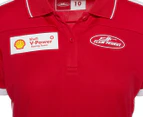 V8 Supercars Women's 2019 Shell V-Power Racing Team Polo Shirt - Red