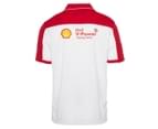 V8 Supercars Men's 2019 Shell V-Power Racing Team Polo Shirt - White/Red 4