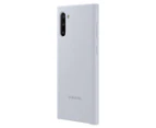 Samsung Silicone Cover for Galaxy Note 10 - Silver