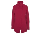 Hurley Women's Winchester Fleece Full Zip Hooded Top - Noble Red