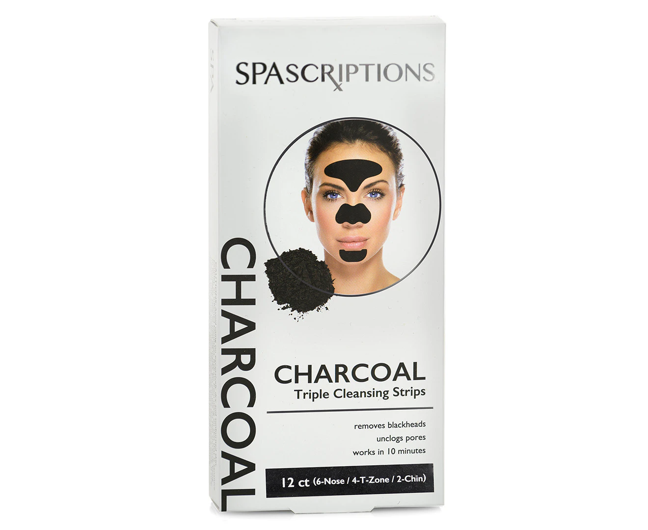 Spascriptions Charcoal Triple Cleansing Strips 12pk