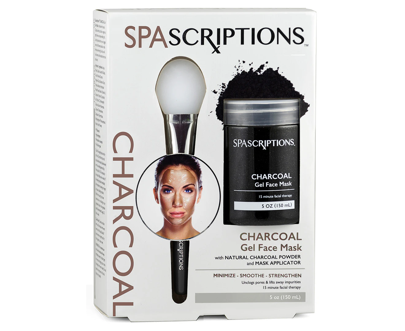 Spascriptions Charcoal Gel Face Mask 150mL