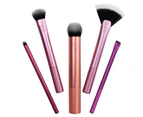 Real Techniques 5-Piece Artists Essentials Brush Set - Pink