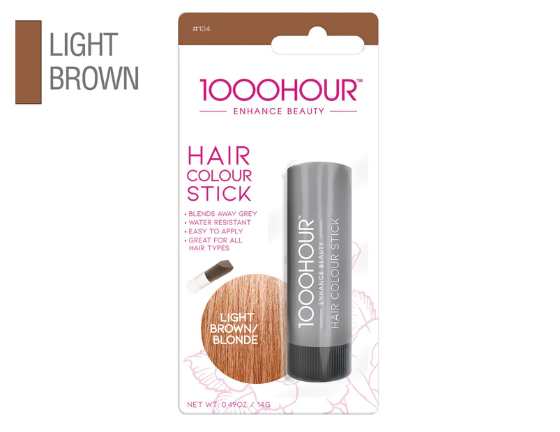 1000 Hour Hair Colour Stick 14g - Light Brown