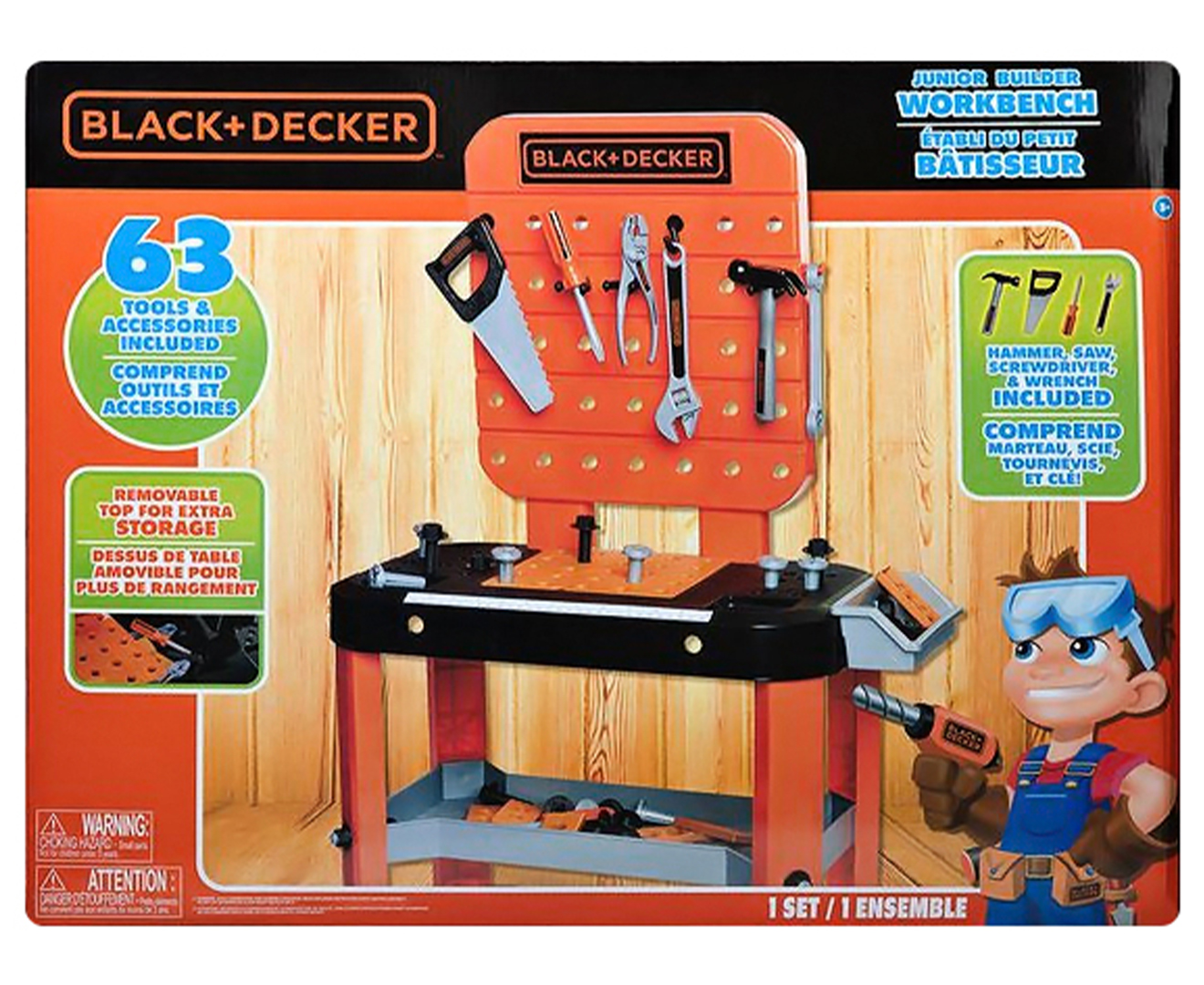 Black + Decker Junior Builder Workbench Toy Set | Catch.com.au