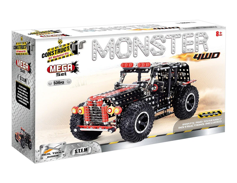Construct It 500-Piece Monster 4WD Mega Set