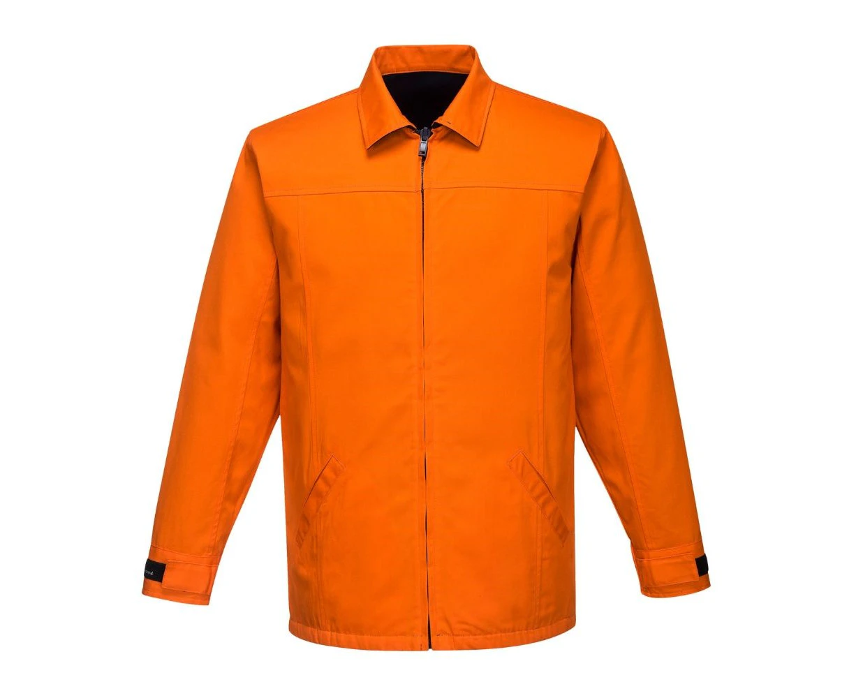 Prime Mover 100% Cotton Drill Jacket with Stain Repellent Finish Men's - Orange