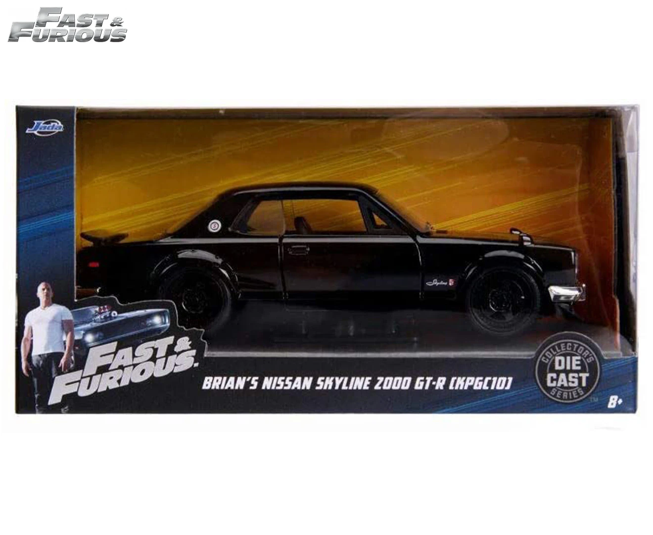 Fast & Furious 1971 Nissan Skyline GT-R 1:32 Diecast Car