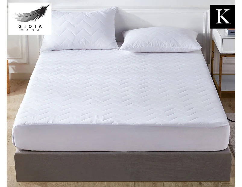 Gioia Casa Waterproof Quilted Anti-Microbial King Bed Mattress Protector