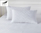 Gioia Casa Waterproof Quilted Anti-Microbial Pillow Protector Twin Pack