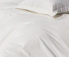 CleverPolly Corduroy Velvet Quilt Cover Set - White
