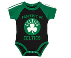 NBA Baby Boston Celtics Onesie, Bib & Bootie Set - Green