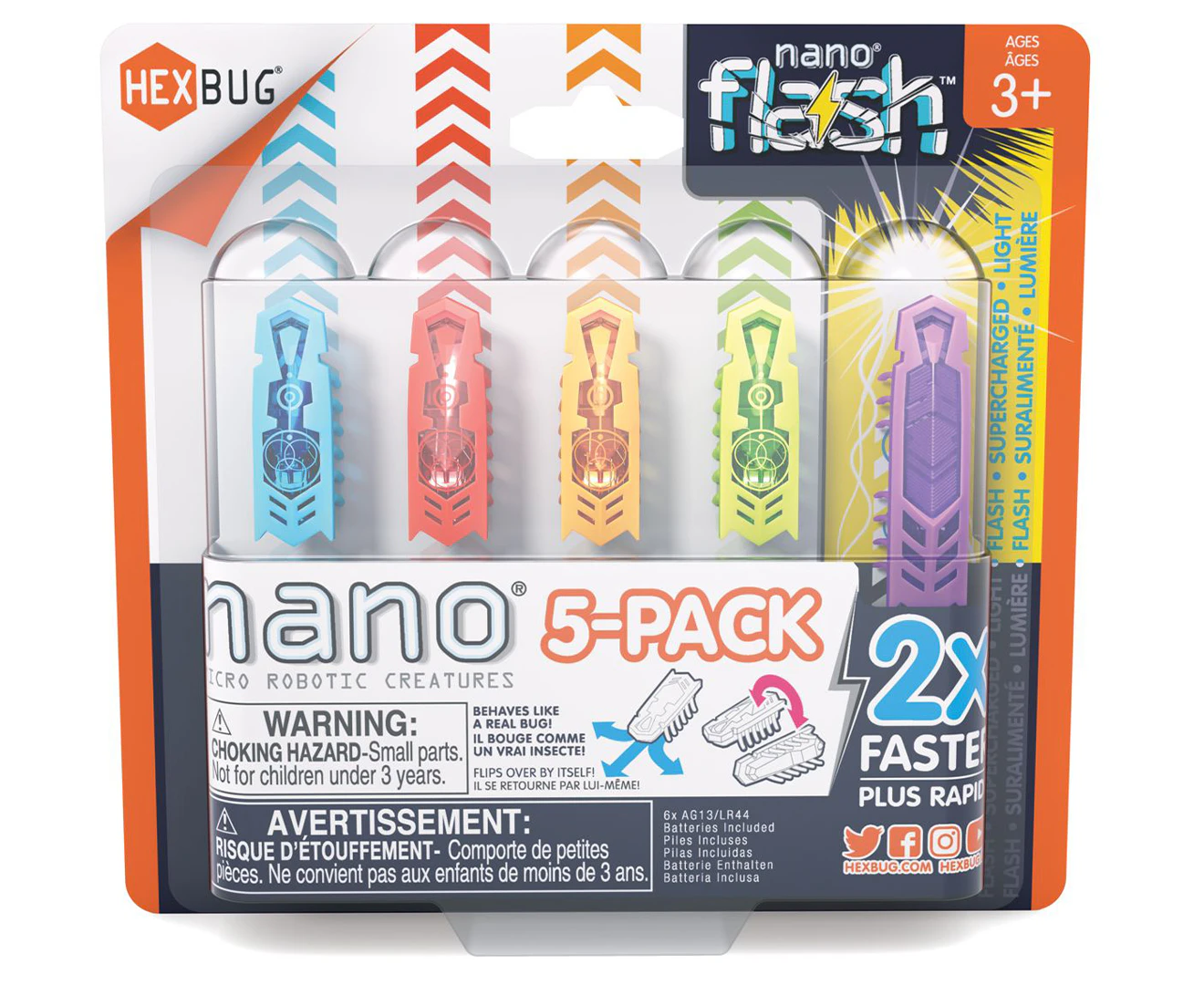 Hexbug Flash Nano 5-Pack