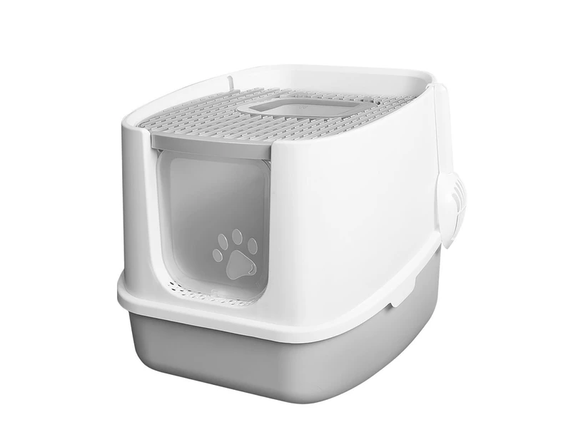 Cat Litter Box House Tray Large Fully Enclosed Hooded Kitty Toilet Furniture Pet Training