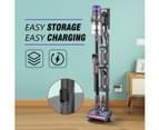 Freestanding Vacuum Stand Rack Cleaner with Wire Organiser Dyson V7 V8 V10 V11 V12 V15 9