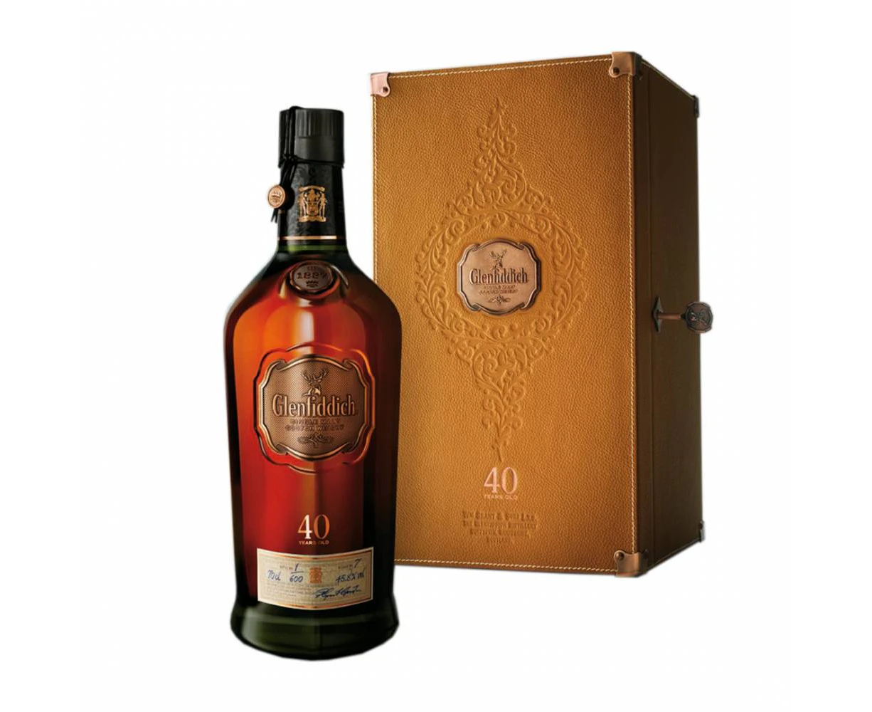 Glenfiddich 40 Year Old Single Malt Scotch Whisky 700mL @ 45.8 % abv (VINTAGE)