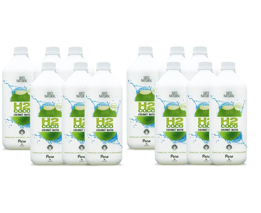 H2coco Coconut Water 2L - 12 Pack