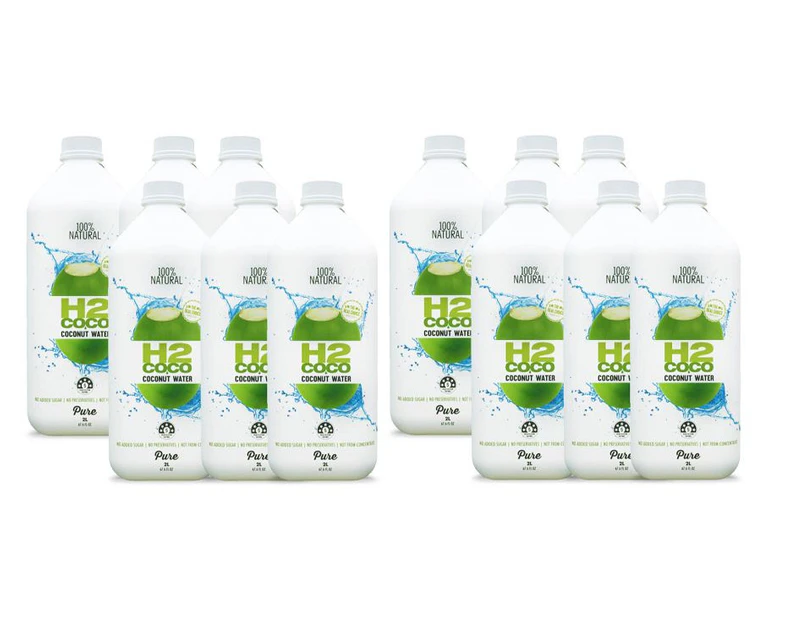 H2coco Coconut Water 2L - 12 Pack