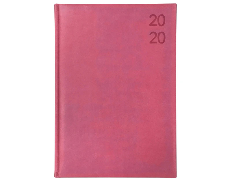 2020 Debden Silhouette Diary A4 Week to View Pink S4700.P33-20