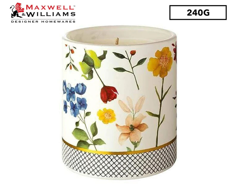 Maxwell & Williams Teas & C's Contessa Scented Candle 240g - White Rose & Jasmine