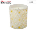 Maxwell & Williams Starry Night Gold Scented Candle 240g -  Vanilla & Salted Caramel