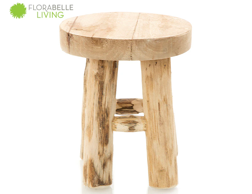 Florabelle Living 17cm Teak Stool - Natural