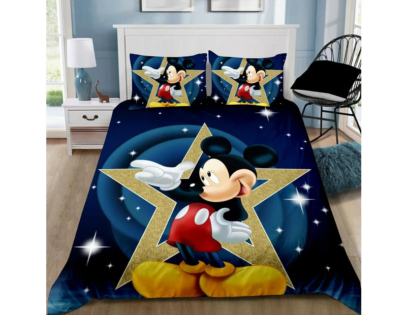 Mickey Mouse Single/Double/Queen Quilt Cover Set