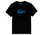 Lacoste Sport Men's Big Croc Tee / T-Shirt / Tshirt - Black/Illumination