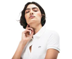 Lacoste Women's 5-Button Stretch Core Slim Fit Polo Shirt - White
