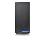 Thermaltake Gaming Computer Pc Case Black H100 Mid-tower Atx With Tempered Glass