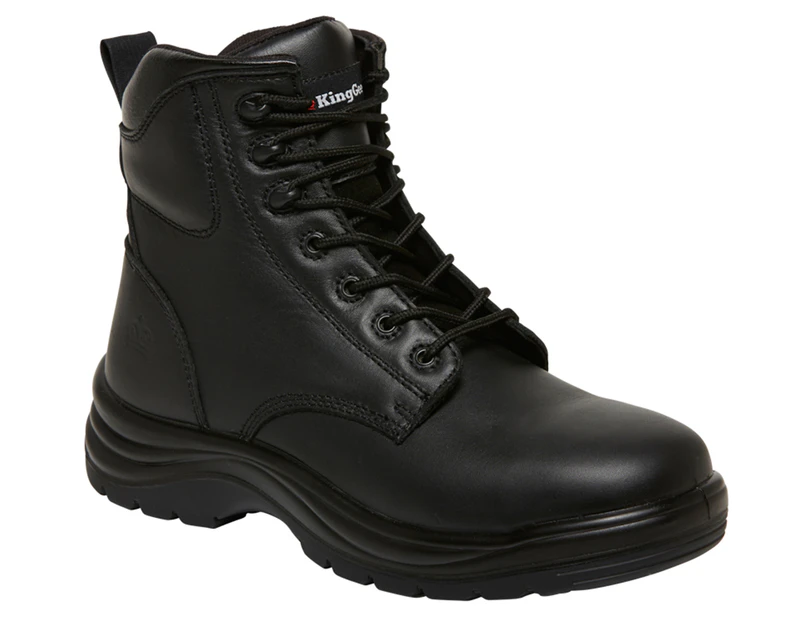 KingGee Men's Cook 7-Inch Lace Safety Boots - Black