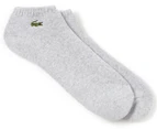 Lacoste Sport Men's Padded Ankle Socks - Grey/White