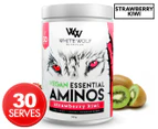 White Wolf Vegan Essential Aminos Strawberry Kiwi 360g / 30 Serves