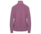 Quiksilver Women's STM Half Zip Polar Fleece Sweatshirt - Lavender
