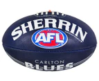 Sherrin Synthetic Size 5 Blues AFL Football - Blue/White