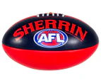 Sherrin PVC Autograph Demons Size 3 AFL Football - Dark Blue/Red
