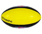 Sherrin PVC Autograph Tigers Size 3 AFL Football - Yellow/Black