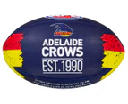 Sherrin Synthetic Crows Song Size 2 AFL Football - Blue/Red/Yellow